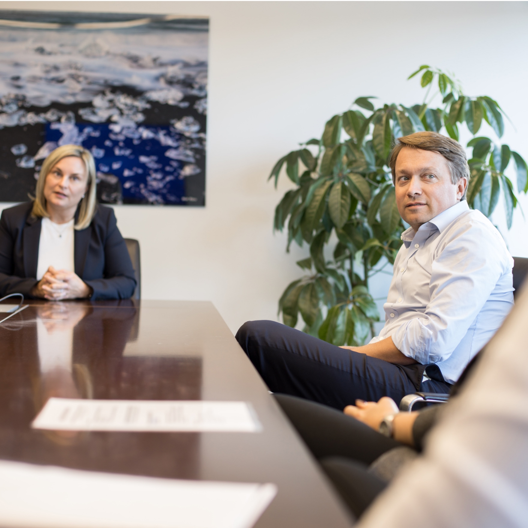 Business meeting with professional team in office
