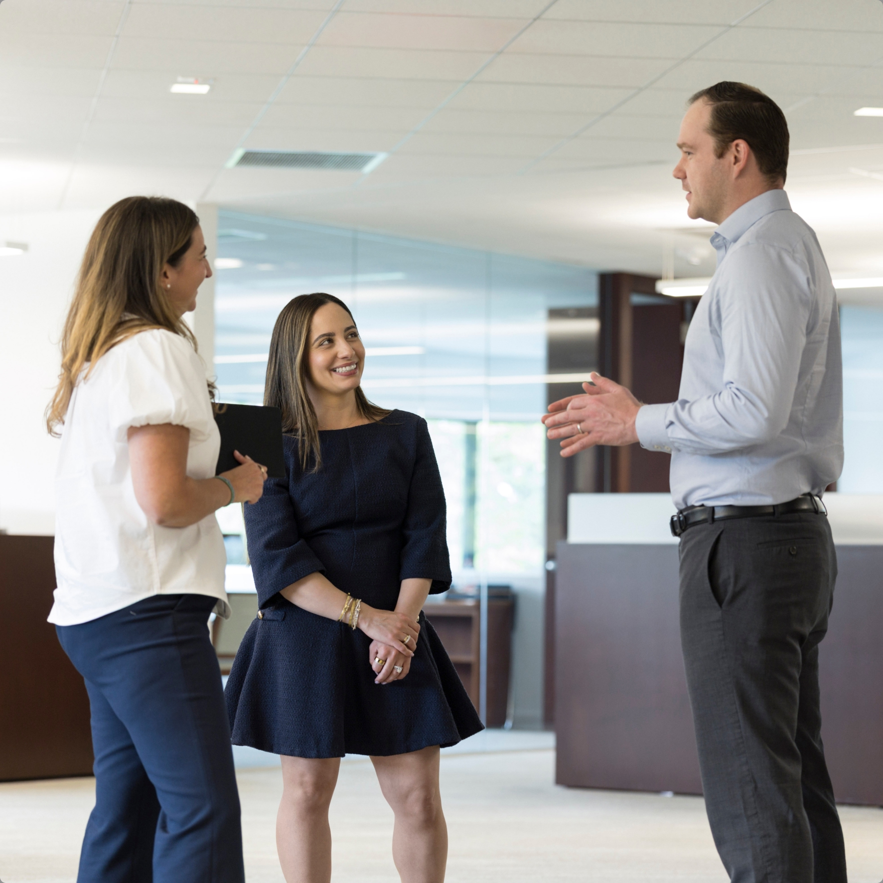 Business team having an office meeting discussion