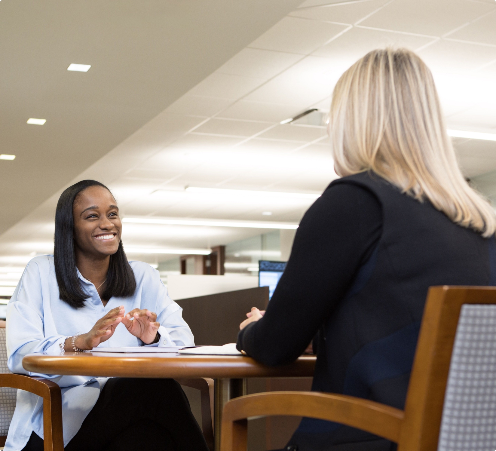 Business meeting with professionals in conference room